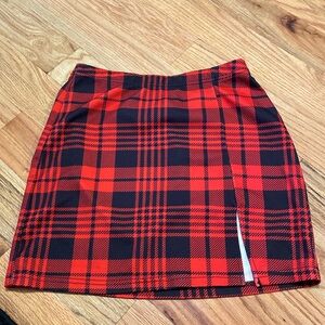 Plaid skirt